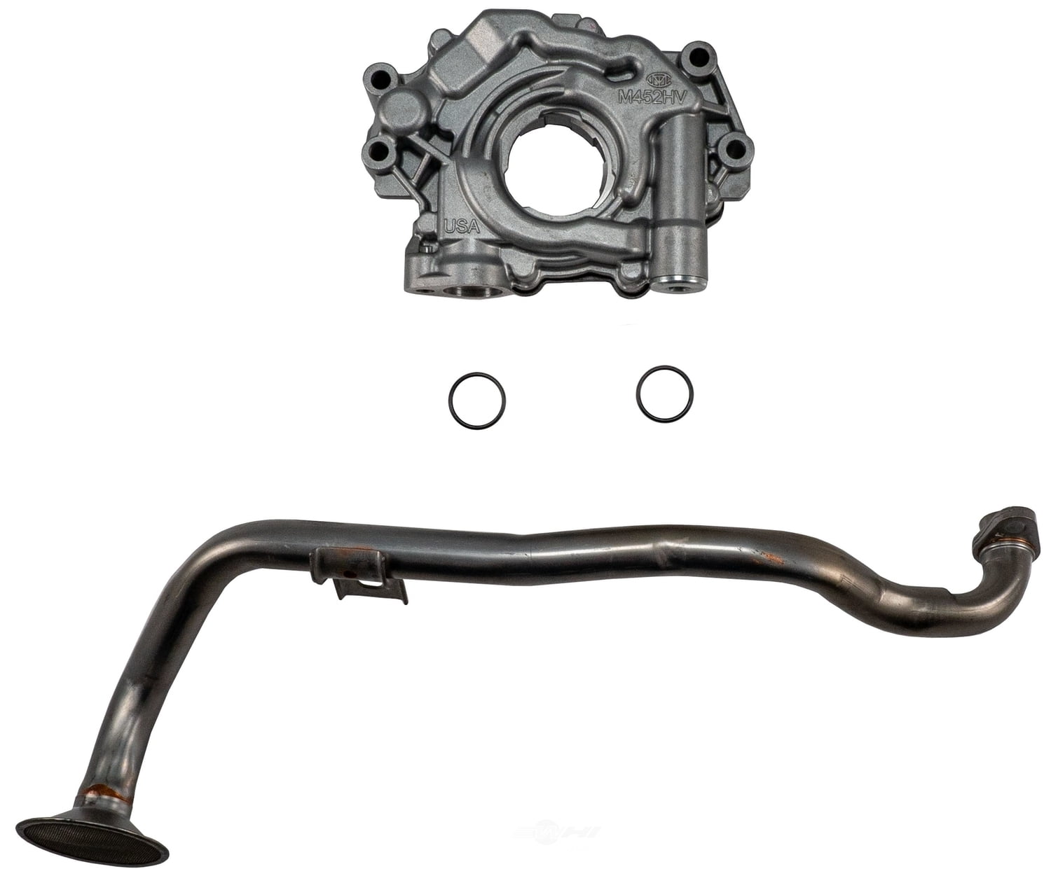 Melling M452HV-386S High Volume Replacement Oil Pump With Screen, Standard Pressure Aluminum Oil