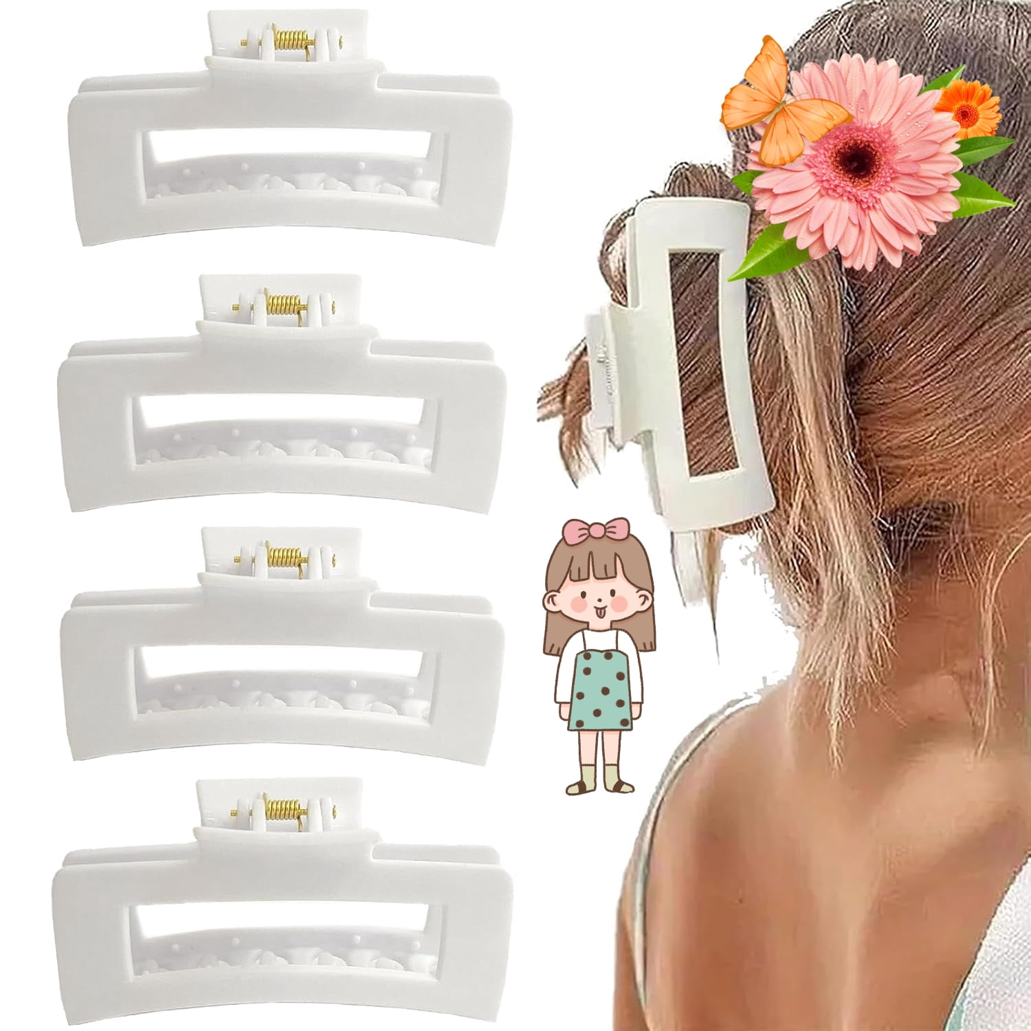 The Original Mello Hair Claw Clip Squishy Claw Clip (Medium) Tan‎ Amazon.com : The Original Mello Hair Claw Clip Squishy Claw  main image 4