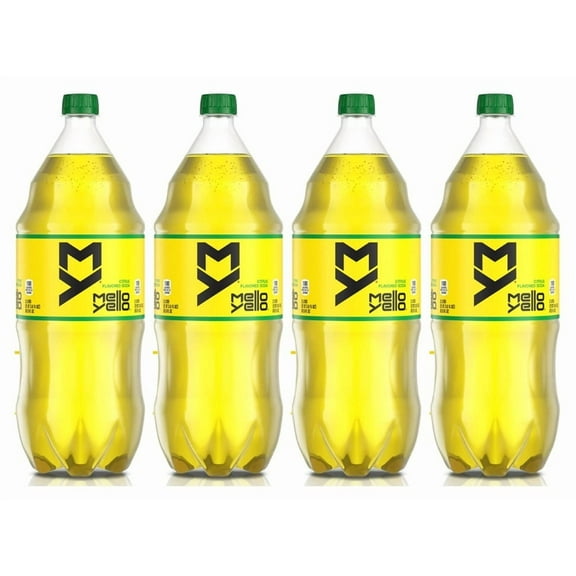 Mello Yello Citrus Soda Pop, 2 Liter Bottle (Pack of 4)