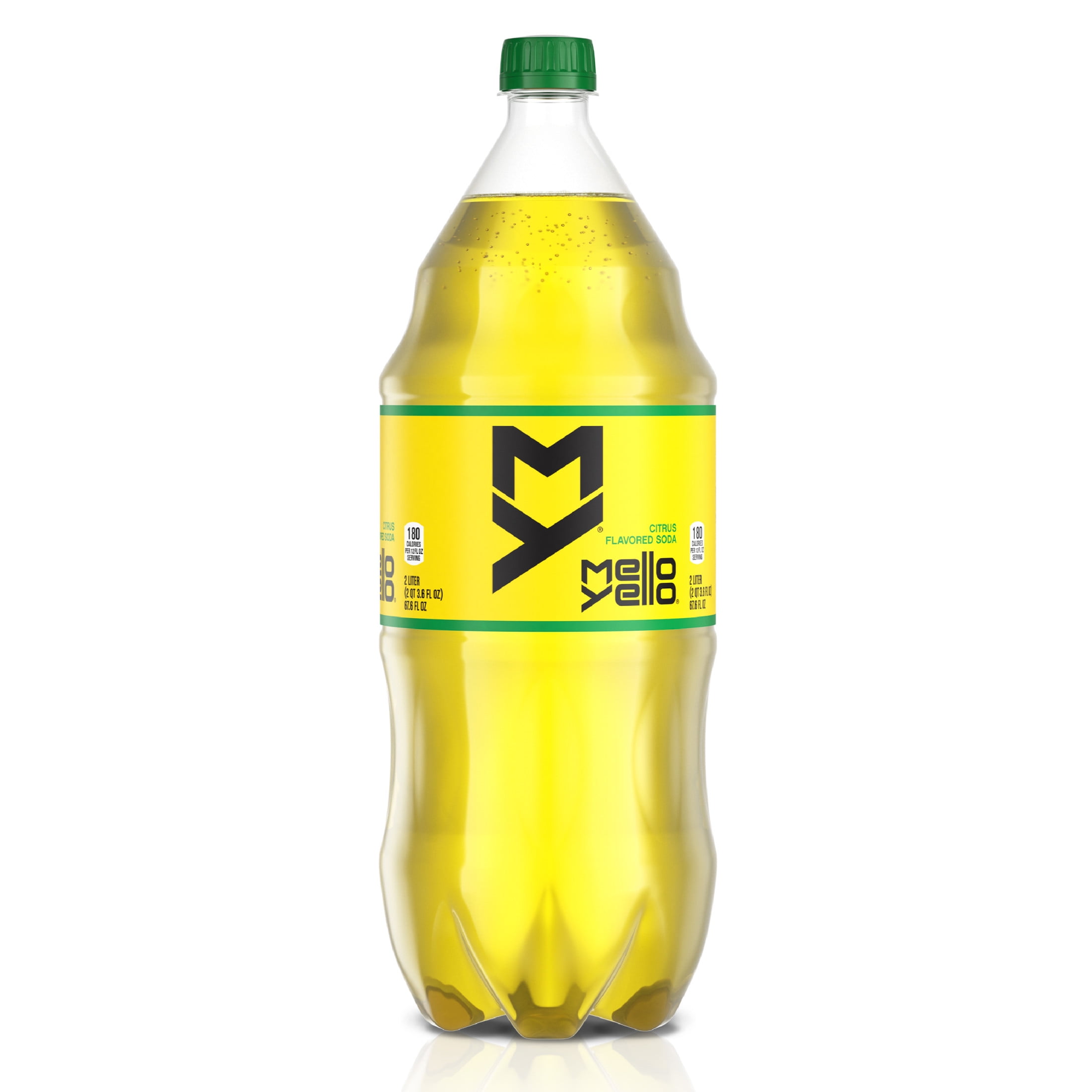 Mello Yello Citrus Soda Pop, 2 Liter Bottle