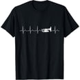 thumbnail image 1 of Mellophone Heartbeat Marching Band Brass Instrument Music T-Shirt, 1 of 4