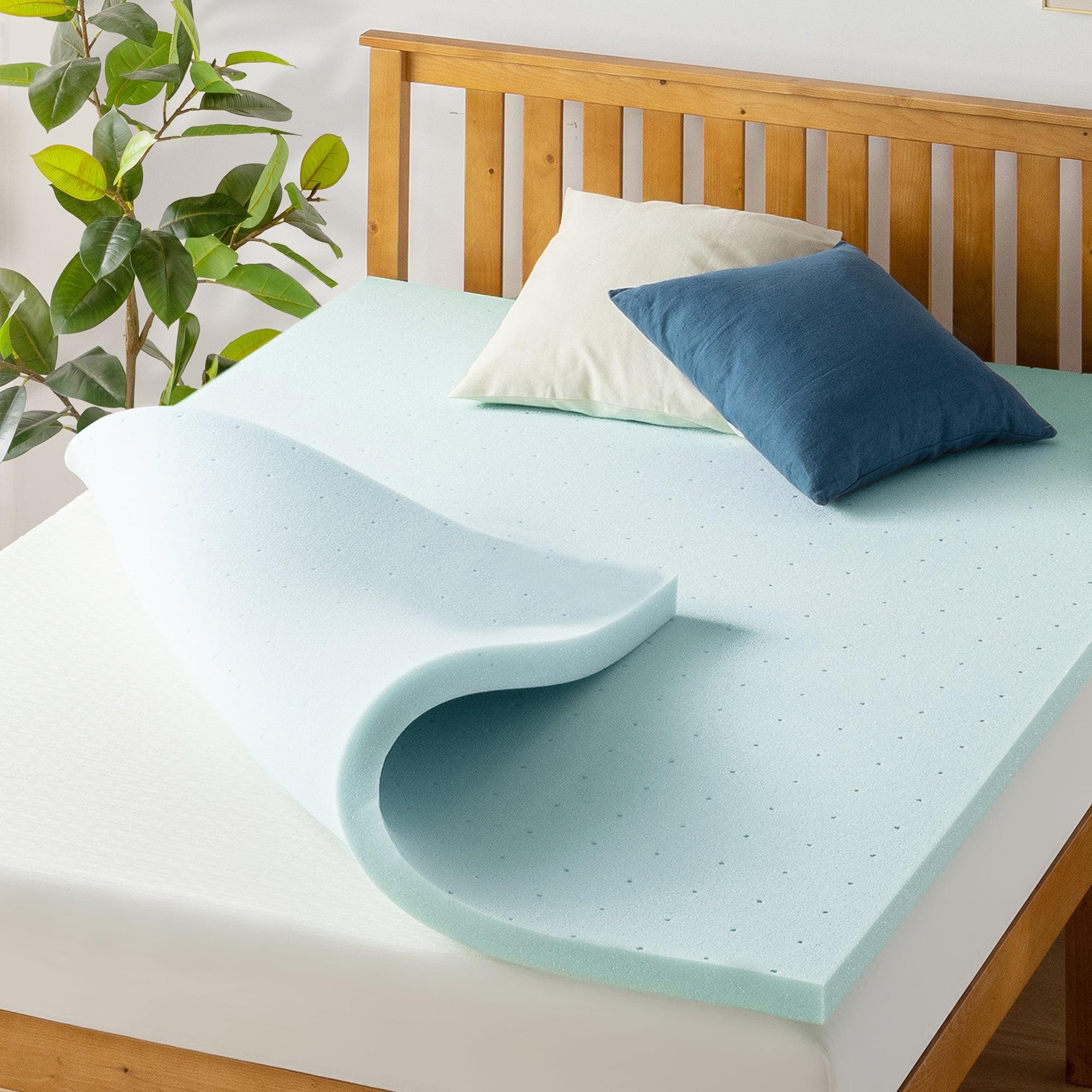 Best Price Mattress 1.5" Cooling Gel Ventilated Memory Foam Mattress Topper, King