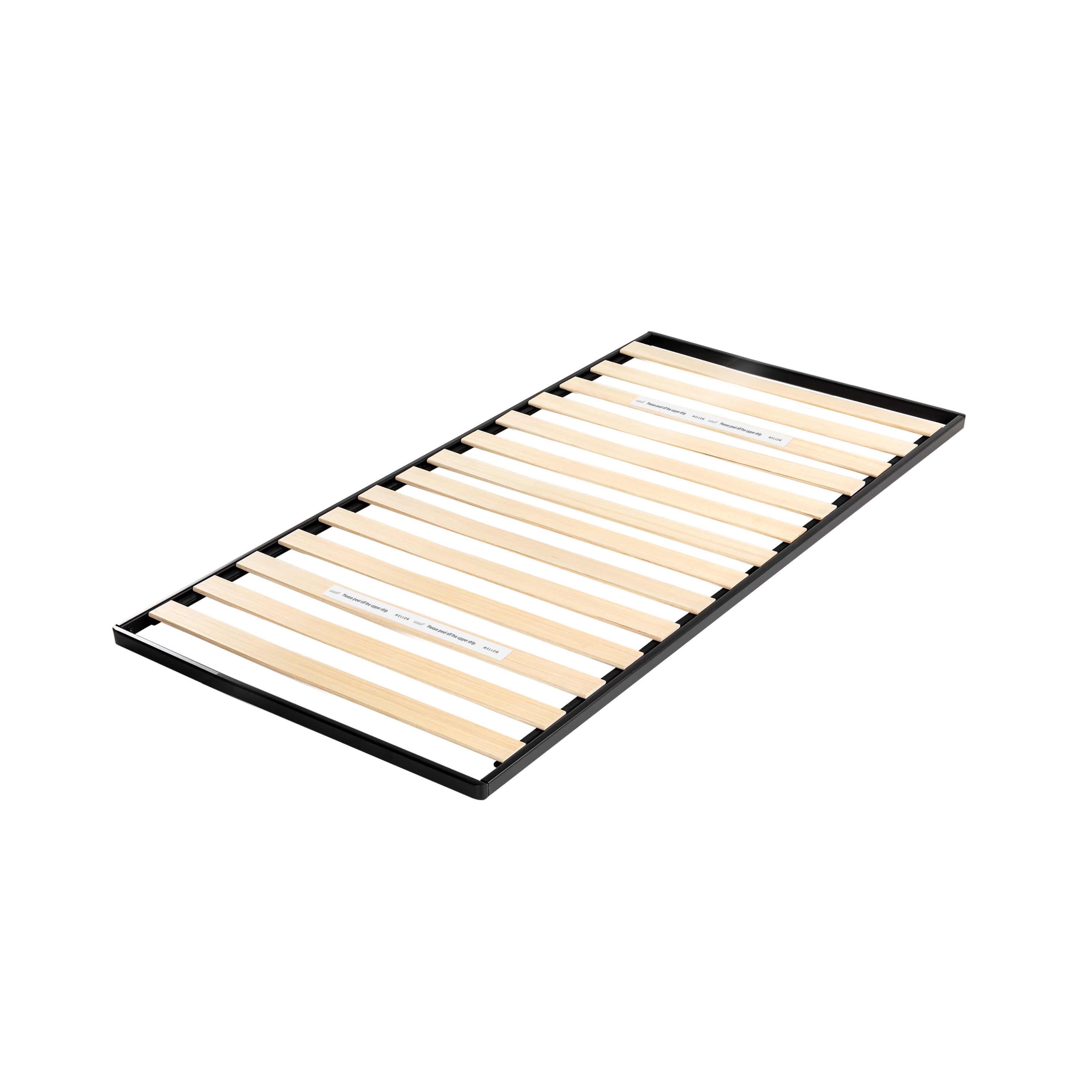 Mellow 1.6" Metal Bunkie Board with Wood Slats, Twin