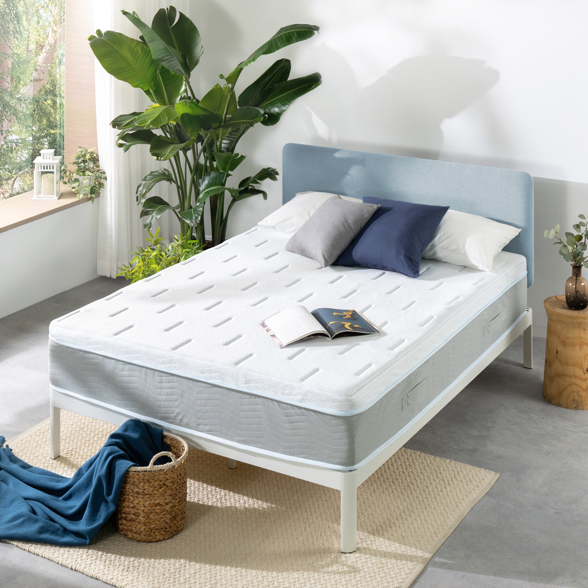 Mellow 12" Olaf Gel Memory Foam Mattress with Cooling Fabric, Queen