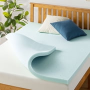 Best Price Mattress 2" Cooling Gel Ventilated Memory Foam Mattress Topper, Twin