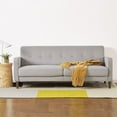 thumbnail image 1 of Mellow Adair Modern Sofa with Armrest Pockets, Light Grey, 1 of 9