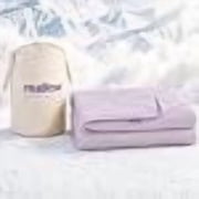Mellow Cloud Cold Cooling Comforter, Dual-Sided Arctic Silk & CloudKnit, Lightweight Summer Quilt, Machine Washable, Twin/Twin XL, Lavender