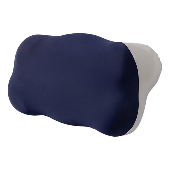 Mellow Cloud Sleep Pillow, Ergonomic Memory Foam Neck Support Pillow, Orthopedic Cervical Pillow for Side Back Stomach Sleepers - Blue