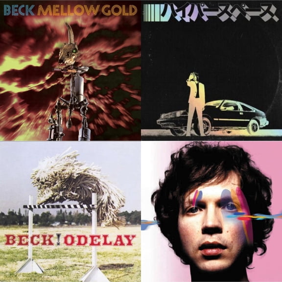 Mellow Gold (180G) & Hyperspace (2020 Deluxe Edition/Holographic Jacket/Booklet) & Odelay & Sea Change (140G/Gatefold/Dl Card) [LP Vinyl Bundle]