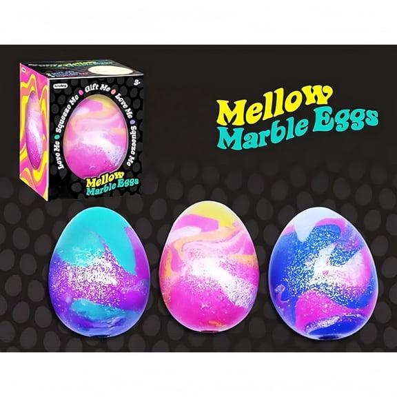 Mellow Marble Eggs Stress Ball needo, Squeeze Sensory Bal, Stress Relief Gadgets for Anxiety Relief, 1PCS