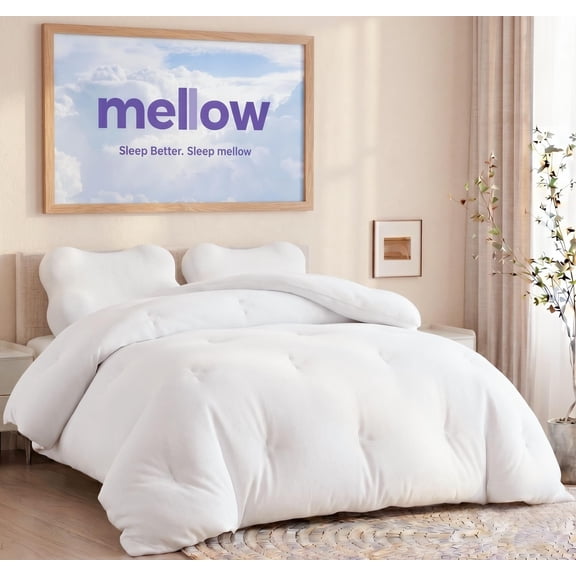 Mellow Marshmellow Comforter Full/Queen, All-Season Temperature Control
