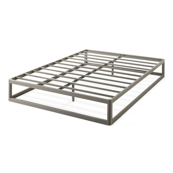 Mellow Ace of Base Metal Platform Low Profile Bed Frame, Round 12 Inch, King