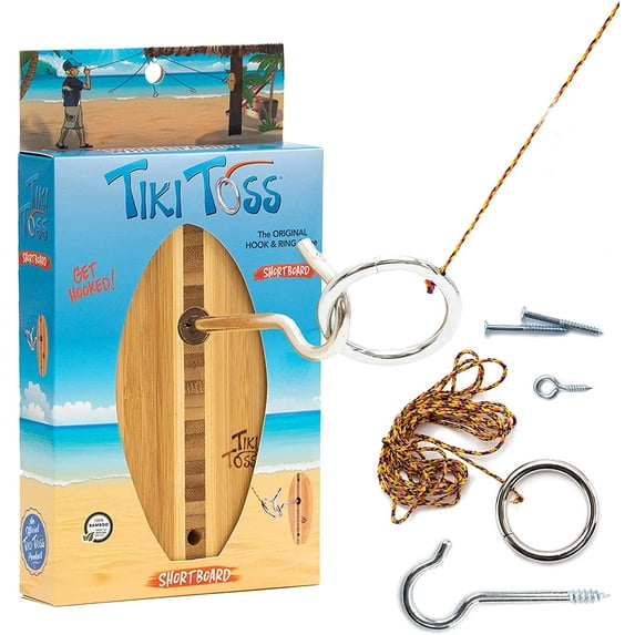 Mellow Militia Tiki Toss Hook and Ring Game 9 years and up