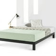 thumbnail image 1 of Mellow Modernista Classic Heavy Duty 10" Metal Platform Bed, Black, Full, 1 of 8