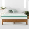 thumbnail image 1 of Best Price Mattress Naturalista Grand 12 Inch Solid Wood Platform Bed with Wooden Slats, Queen, Natural Pine, 1 of 8