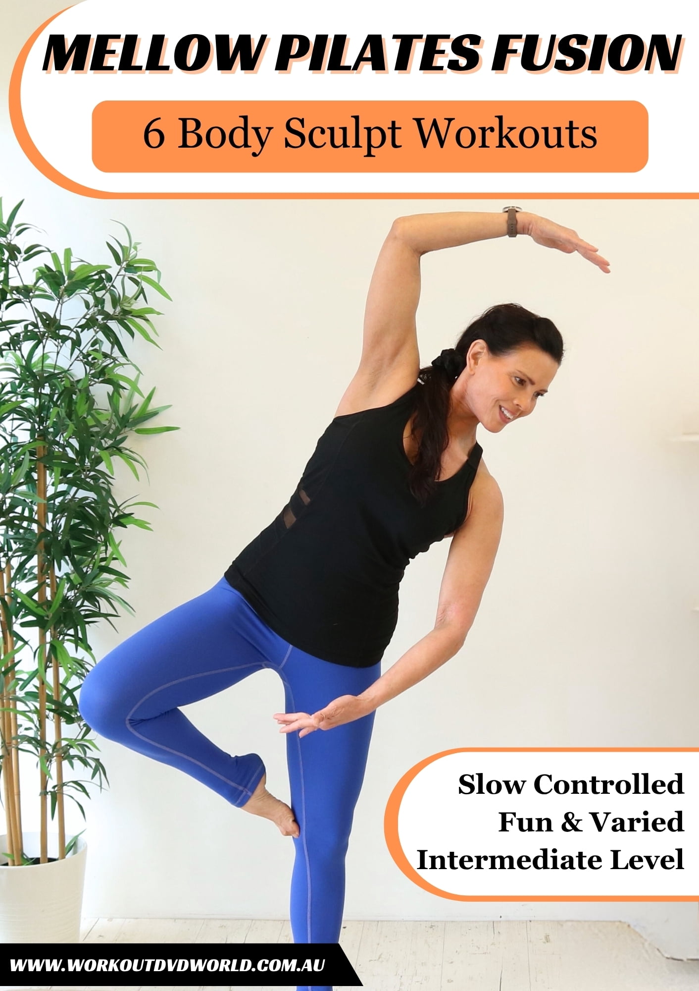Mellow Racks Body Mellow Pilates Fusion Series 6 Workouts - Barlates Body Blitz - Walmart.com