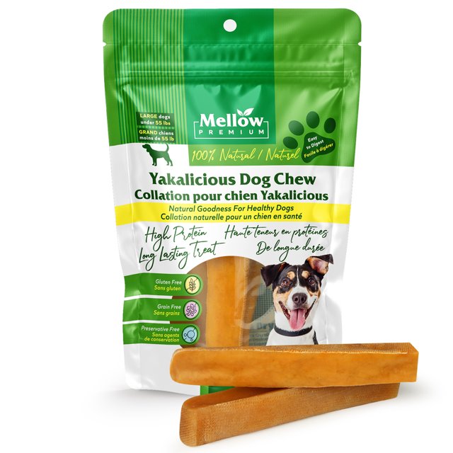Mellow Premium Yak Cheese Dog Chew Himalayan Dog Chew for Large Dog