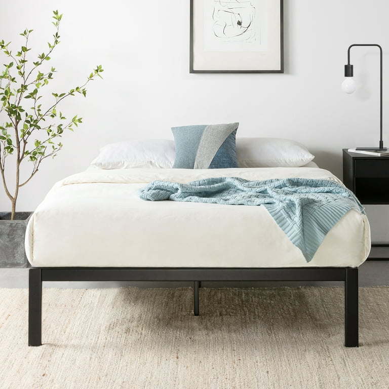 Mellow Rocky Base C Metal Platform Bed Patented Wide Steel Slats