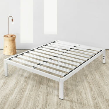 KingSo Twin Bed Frame, 14 Inch Metal Platform Bed Frame with Storage ...
