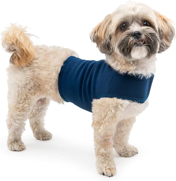 Mellow Shirt Dog Anxiety Calming Wrap, XXSmall, Navy