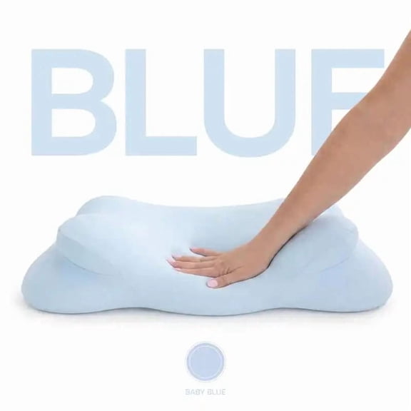 Mellow Sleep | CloudAlign Pillow + FREE Cooling Pillowcase - Ergonomic Cervical Pillow +Dual-Height Memory Foam with Cooling Pillowcase for Side Back & Stomach Sleepers Best Pillow 2025 Awarded