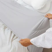 Mellow Sleep | CloudCool Cooling Blanket - Lightweight Breathable with Dual-Sided Silk Smooth & Cloud Soft Knit for Instant Cool Relief