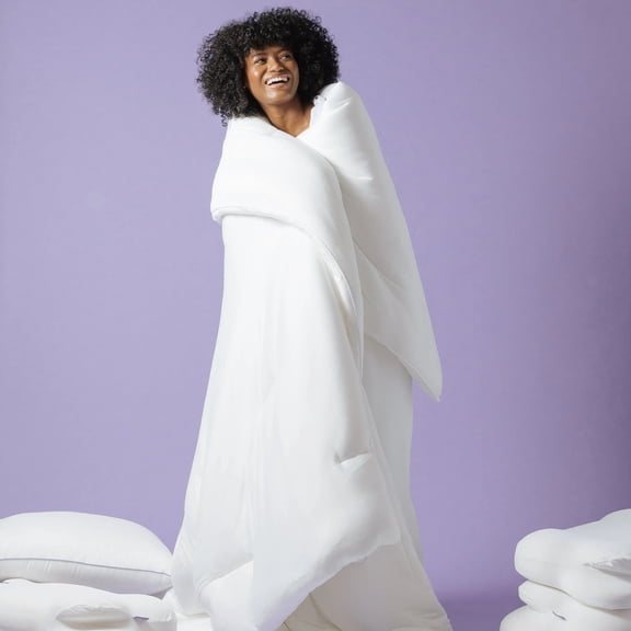 Mellow Sleep|Â MarshMellow Comforter - Double-Stuffed Ultra-Soft A-Class Fabric Heat-Adaptive Vegan Fill OEKO-TEX Certified Machine Washable