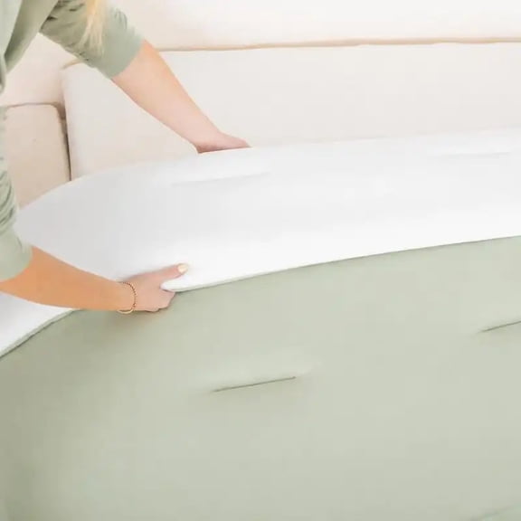 Mellow Sleep | MarshMellow Comforter - Double-Stuffed Ultra-Soft A-Class Fabric Heat-Adaptive Vegan Fill OEKO-TEX Certified Machine Washable