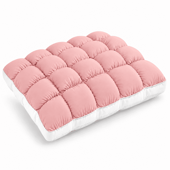 Mellow Sleep Pillow, Cooling Fluffy Pillow for Sleeping, Soft Cloud Bed Pillow with Breathable Cover for Side and Back Sleepers