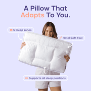 Mellow White Adapt Pillow Small