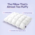 thumbnail image 1 of Mellow White Puff Pillow Standard, 1 of 9