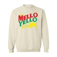 thumbnail image 1 of Mellow Yellow 80s Retro Enjoy Drink Vintage Style Sweatshirt, 1 of 3