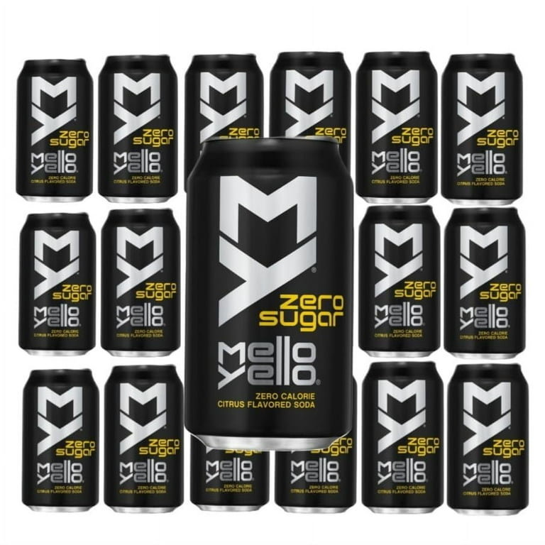 xdgpetuu Mellow Yellow Zero, Citrus Diet Drink, 12oz 18-Pack