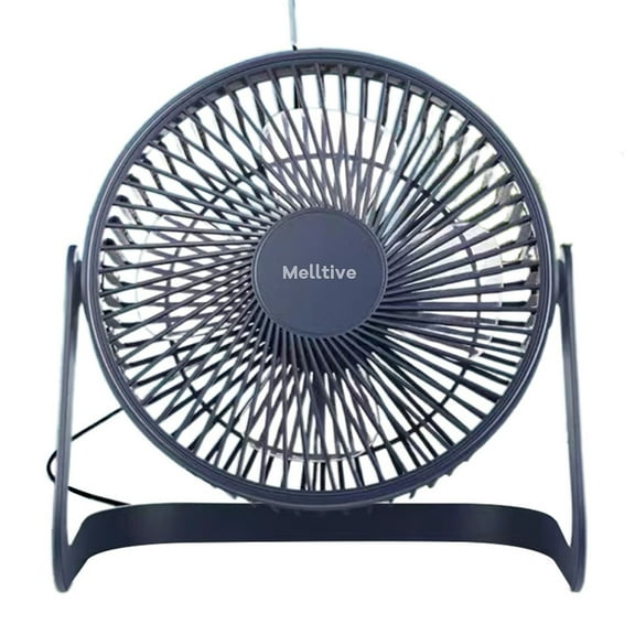 Melltive Electric fans, 3 Speeds with Strong Airflow, 5.5 Inch Quiet Small Portable Table Fan