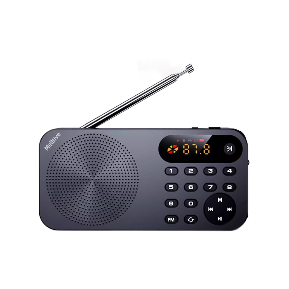 Melltive Radios, Personal AM/FM Pocket Radio Portable VR-robot, Mini ...
