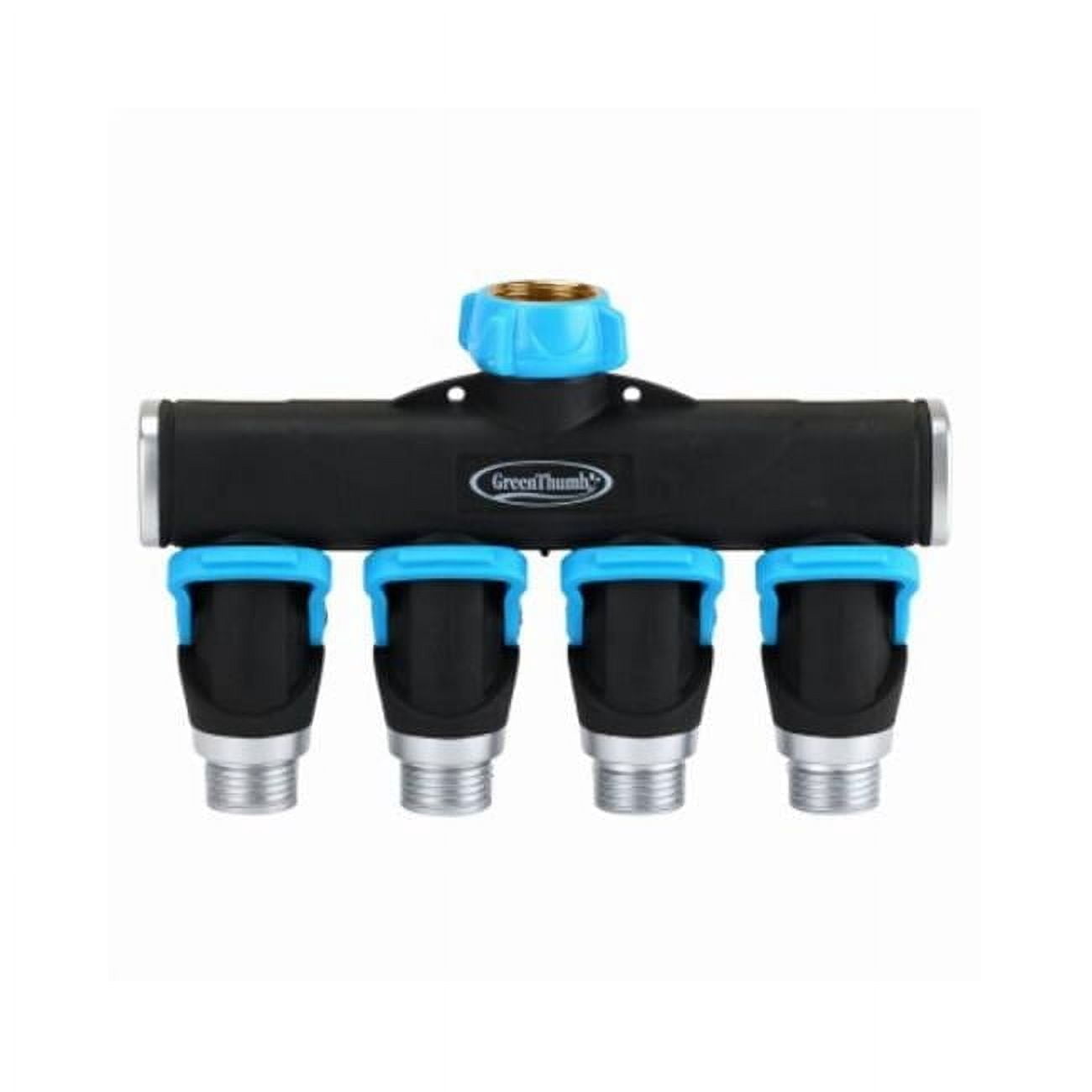 Melnor 110385 Green Thumb 4-Way Metal Connector - Walmart.com