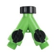 thumbnail image 1 of Melnor 336GTDI 2-Way Poly Faucet Manifold "Y" Splitter With Shut Offs - Quantity of 4, 1 of 2