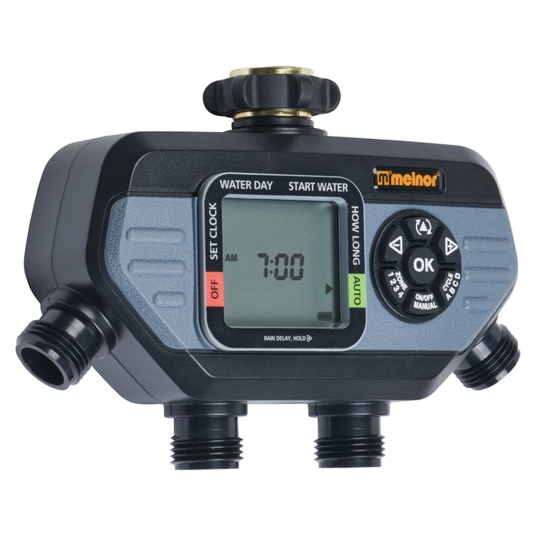 Melnor HydroLogic 73280 Digital Water Timer, 2 Zone and 4 Zone