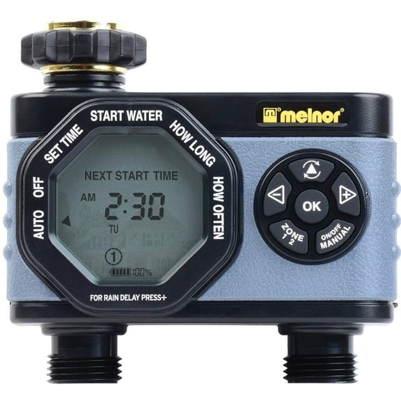 melnor inc. hydrologic 2-zone digital water timer