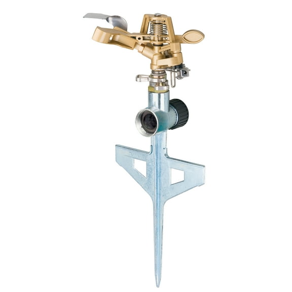 Melnor XT Heavy-Duty Pulsating Sprinkler with Step Spike