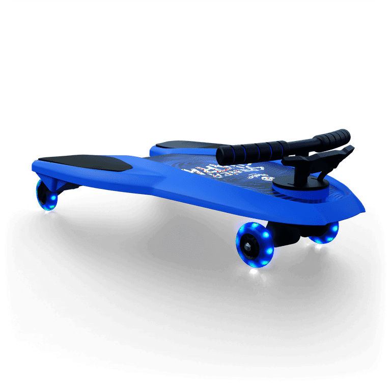 Melo Blue Spinner Shark Kneeboard Toy for Kids 6 Years and up 74 mm wheels
