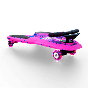 Melo Pink Spinner Shark Kneeboard Toy for Kids 6 Years and up, 74 mm wheels