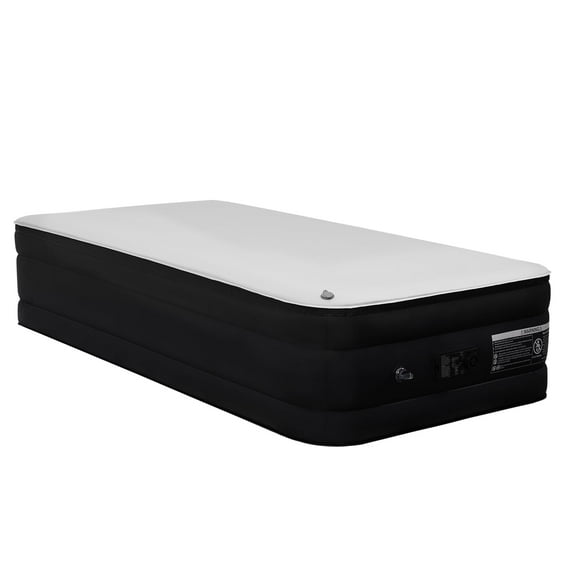 Melocadol Tiwn Air Mattress Ultra-Comfortable Inflatable Bed, Built-in Pump for Quick Setup, Breathable Milk Fiber Top, Ideal for Overnight Guests and Home