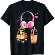 Melodic Bubble Tea K-Pop Tee for Music Enthusiasts
