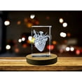 thumbnail image 1 of Melodic Harmony - Jazz Orchestra Musical Heart - 3D Engraved Crystal, 1 of 5