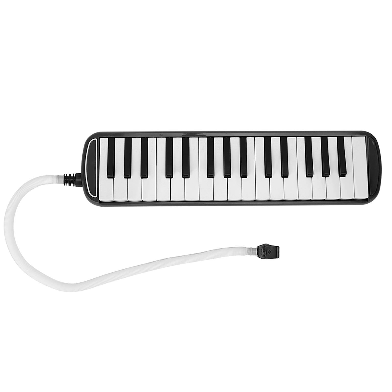 Melodica 32 Keys Double Tubes Mouthpiece Keyboard Harmonica Wind Instrument Air Piano Keyboard Musical Instrument with Carrying Bag Black Walmart