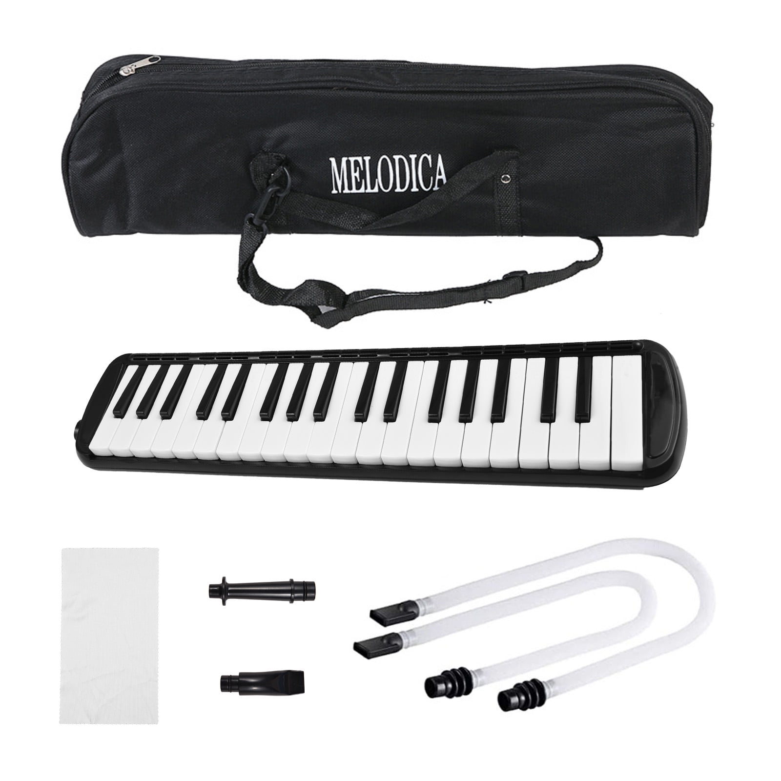 Melodica,Piano With 2 Blow Pipe 2 37 Air Piano 2 Nozzles Wind Air Piano With 2 Soft Blow With 2 Soft Hxber Musical Zdhf