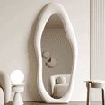 thumbnail image 1 of Melodieux 24"x 63" Free Standing Irrefular Wavy Full Length Mirror, 1 of 4