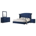 thumbnail image 1 of Melody 4-piece California King Bedroom Set Pacific Blue, 1 of 13