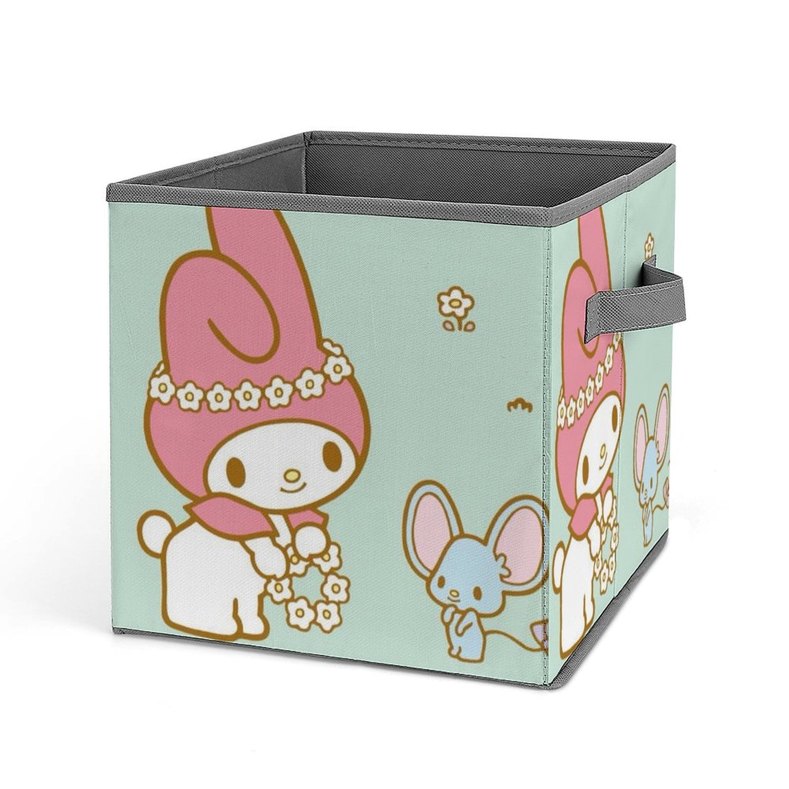 Melody Anime Cartoon Cube Storage Bins for Shelves, Fabric Collapsible ...